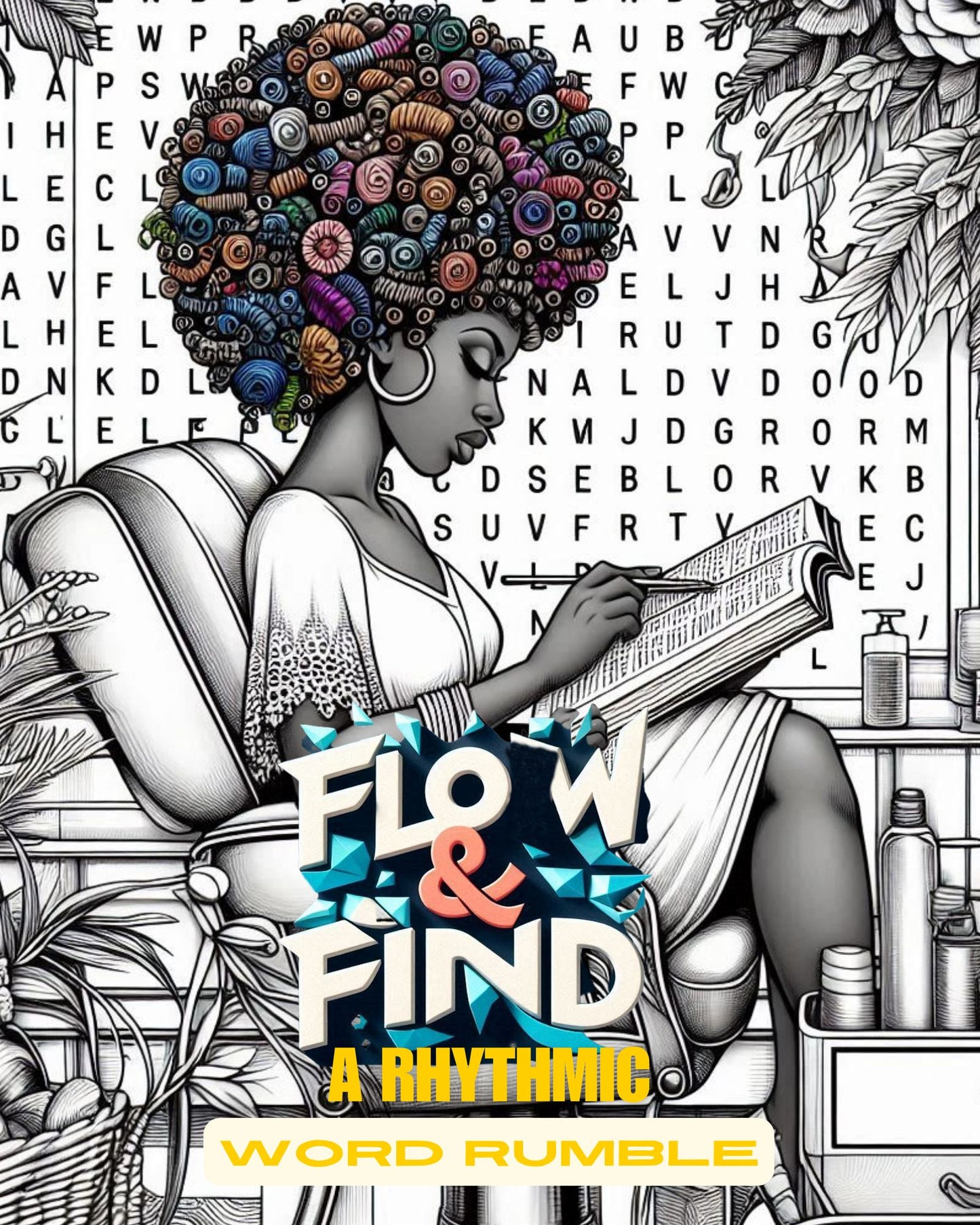 Flow and Find: A Rhythmic Word Rumble Word Search